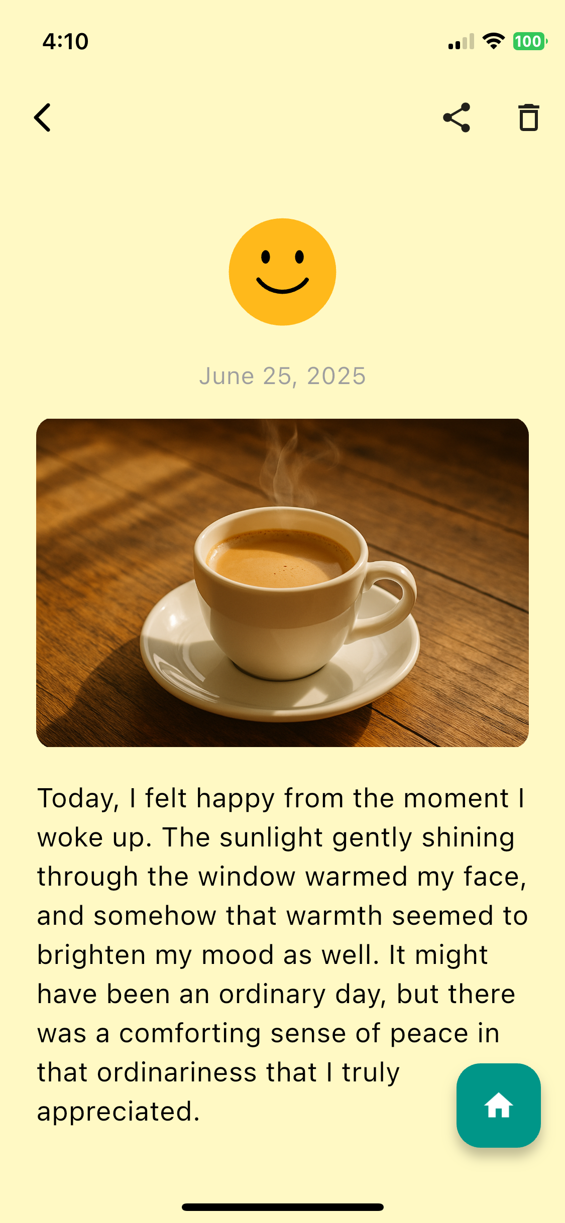 Diary Detail